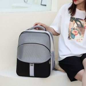 <b>Cat</b> <b>Backpack</b> with Zipper Closure Portable Durable Breathable Mesh Oxford Cloth - Product Image 4