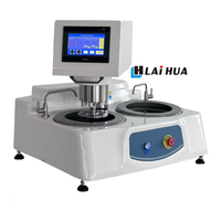 Máquina de Pulido y Esmerilado Metalográfico Automática de Doble Disco con Carga de Presión Independiente de un Solo Punto para Muestras de Impresión 3D