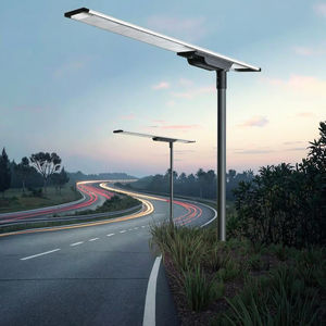 Farola Solar LED Integrada para Exteriores (40W-80W) - IP68 Impermeable, Origen Estadounidense, Temperatura de Color 2700K-6500K, RA>70 - Product Image 2