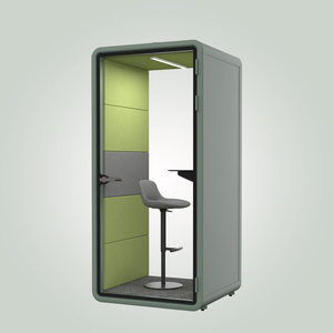 กระเปาะเก็บเสียงแบบเคลื่อนย้ายได้กล่องอะคูสติกสำหรับห้องเงียบมีขาตั้งโทรศัพท์กันเสียงสำหรับออฟฟิศ - Product Image 5