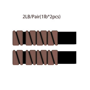 Custom Logo Brown Pilates Accessories Silicone <b>Dumbbells</b> Beam Ankle <b>Weights</b> Chocolate Caramel Fitness Gym Yoga Powder Kits - Product Image 5