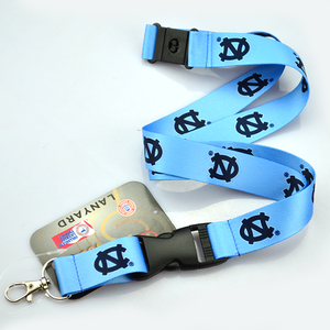 Breakaway Adjustable Wrist Nylon/Polyester Lanyard with Custom Logo Portable Eco-friendly Promotional Card Holder