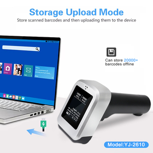 Hiệu suất cao cho bluetooth không dây Đầu đọc mã vạch với cảm giác tự động giao diện USB <span class=keywords><strong>Android</strong></span> 2D CMOS QR Máy quét mã vạch trong - Product Image 5