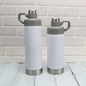 Sports Outdoor Water Bottle 530ml 700ml <b>Stainless</b> <b>Steel</b> Vacuum <b>Flask</b> with Handle for Travel - Product Image 1