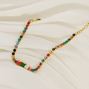 Zogxin Gold Tone <b>Crystal</b> <b>Bracelet</b> Set Adjustable For Women Party Jewelry Fashion Bangle - Product Image 4