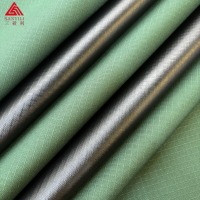 500D Ripstop Polyester Oxford Noir TPU Membrane Laminée Étanche WP>10000mm Stretch pour Rideau Vêtement Voiture Largement Convient