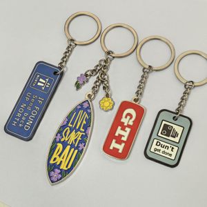 Modernos y Elegantes Llaveros Metálicos para Monedas con Diseño Digital Personalizado para Regalos Corporativos y Uso Diario - Product Image 1