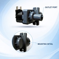 Vanne solénoïde d'entrée d'eau pour machine à glaçons commerciale, pièce de rechange 220V 240V, directement de l'usine