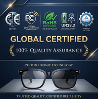 Gafas inteligentes impermeables con cámara integrada, captura de fotos y videos, control por voz, chat multilingüe, gafas inalámbricas Meta.