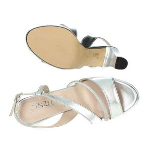 Sandalias de Tacón Alto Cinzia Soft Donna en Color Plateado - Product Image 6