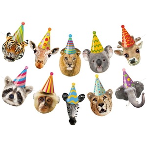 DAAMI <span class=keywords><strong>Safari</strong></span> animales cartel <span class=keywords><strong>de</strong></span> feliz cumpleaños para decoración <span class=keywords><strong>de</strong></span> fiesta <span class=keywords><strong>de</strong></span> cumpleaños <span class=keywords><strong>de</strong></span> animales guirnalda para chico Wild Zoo suministros <span class=keywords><strong>de</strong></span> fiesta <span class=keywords><strong>de</strong></span> cumpleaños - Product Image 2