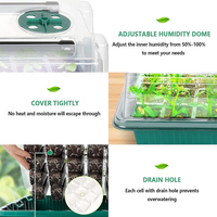 Plateau de germination intelligent à spectre complet 318 avec lumière de croissance et luminosité réglable pour semis