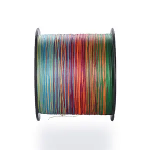 Durable Strong 500 Meter 8 Weave 100 Braided Fishing Line Polyester Fishing Line