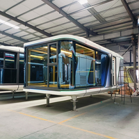 Maison modulaire Capsule préfabriquée de style populaire Remorque RV Cuisine incluse pour le camping et le séjour en villa