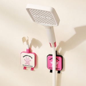 Support mural universel réglable pour pommeau de douche avec logo personnalisé, base fixe et bras de douche – Qualité supérieure - Product Image 5