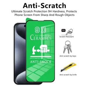 Protecteur d'écran en film céramique transparent de qualité AAA pour <span class=keywords><strong>iPhone</strong></span> 12 Pro Max Plus 12 Mini S Max R 7 Plus <span class=keywords><strong>SE</strong></span> <span class=keywords><strong>2020</strong></span> <span class=keywords><strong>Protection</strong></span> de téléphone portable - Product Image 5