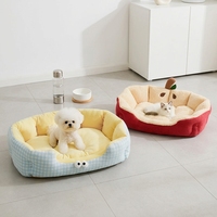 Cama para Perros Teddy Bichon Special Pet Sofa, para Todas las Estaciones, Cálida para Invierno, Lavable, Colchoneta para Dormir para Perros Pequeños, Cama de Lujo para Gatos