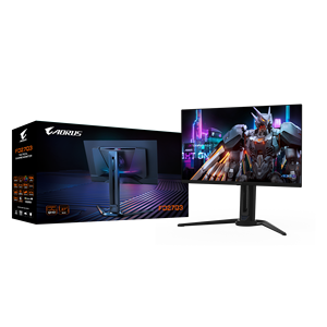 GIGABYTE AORUS FO27Q3 Moniteur de jeu OLED plat <span class=keywords><strong>27</strong></span> ''avec résolution de panneau 2560X1440 (QHD) 250cd/m2 <span class=keywords><strong>360Hz</strong></span> 99% Moniteur DCI-P3 - Product Image 1