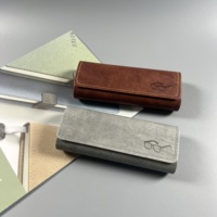 Échantillons Gratuits Vente Chaude Étui à Lunettes de Soleil Personnalisé avec Logo Étui à Lunettes de Soleil Pliable
