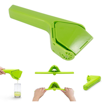 Handheld Pp Plastic Handmatige Citroen-En Limoenpers Pers Duurzaam En Gemakkelijk Schoon Te Maken