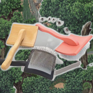 Outil de toilettage de fil de brosse de chien de longue broche en métal personnalisé de luxe pour les animaux de compagnie moyens et grands pour le toilettage de chats et de chiens - Product Image 2