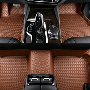Nouvelle conception <span class=keywords><strong>2022</strong></span>, ensemble complet de 3 pièces, antidérapant, rouge, simple couche, épaisseur 18 mm, tapis de sol de voiture Ecosport Santa Fe Wrangler - Product Image 5