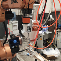Machine de soudage au laser à fibre à bras robotique à 6 axes entièrement automatique