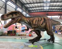 Modèle de dinosaure animatronique Allosaurus de grande taille (8 m), dinosaures électroniques télécommandés pour exposition Jurassic Park