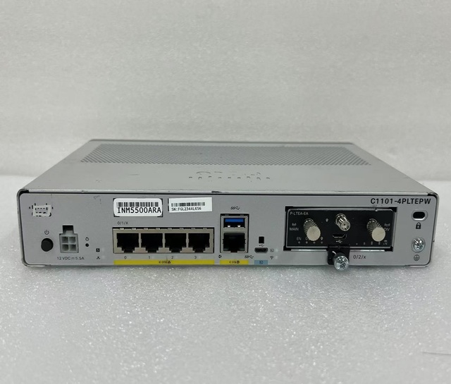 C1101-4PLTEPW Integrated Service Router With AC Power Adapter
