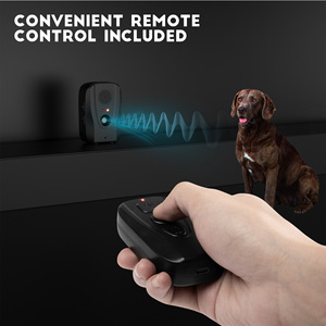Dissuasore Automatico ad Ultrasuoni per l'Abbaio dei Cani, Portata 600 Piedi, Modalità Sensore con Telecomando, Strumento di Addestramento Ricaricabile in Plastica - Product Image 3