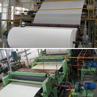 Ligne de production automatique de papier de soie en bambou à grande vitesse, machine à fabriquer du papier toilette en rouleaux jumbo pour papeterie