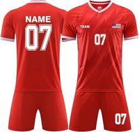 Ensemble de vêtements de football personnalisables à séchage rapide, uniforme unisexe respirant, maillots de football avec logo par sublimation, maillot d'équipe personnalisé 2026