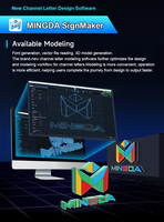 Impresora 3D Mingda AD-F4 Pro Automática para Letras y Letreros, Impresora 3D de Alta Precisión para Letras en Relieve