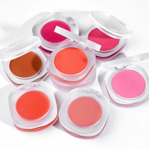 Baume à lèvres et <span class=keywords><strong>blush</strong></span> double usage, logo personnalisé, texture crémeuse et lisse, haute pigmentation, fini éclatant, longue tenue, cosmétique quotidien - Product Image 3