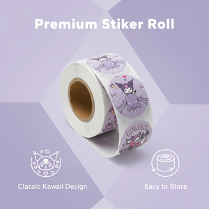 สติกเกอร์โลโก้ทรงกลมแบบกำหนดเอง, สติกเกอร์คุโรมิแบบม้วน, ฉลากปิดผนึกสำหรับห่อของขวัญ - Product Image 2