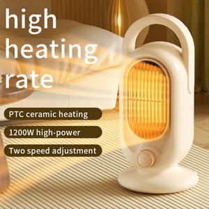 1200w Home Heater Small Ptc Ceramic Heating Vertical Desktop High Power Bedroom Heater Electric <b>Fan</b> Heater - Product Image 1