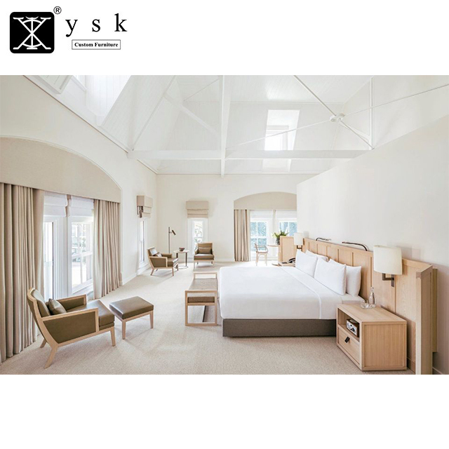 HO-725 Customize Deluxe 5 Star Hotel Room Furniture Factory Direct price