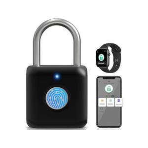 Cadenas à <span class=keywords><strong>Empreinte</strong></span> Digitale Électronique Étanche Intelligent Antivol pour Salle de Sport - Product Image 1