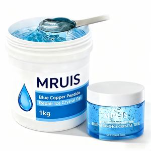 Crème Apaisante au Peptide de Cuivre Bleu 1KG en Gros, Hydratante Douce, Anti-Âge, Végane, pour Femmes Après-Soleil - Product Image 1