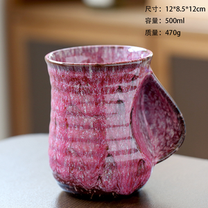 Taza Calentadora de Manos de Cerámica de Gran Capacidad de 500 ml, Estilo Vintage, Apta para Lavavajillas y Microondas - Product Image 6