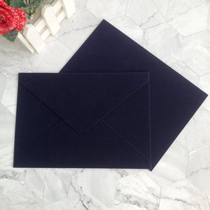 A7 Nhung Phong bì 5.23x7.6in 135x195mm Burgundy màu xanh hải quân màu xanh đậm màu hồng màu đỏ cho lời mời quà tặng phong bì cho tiệc cưới - Product Image 3