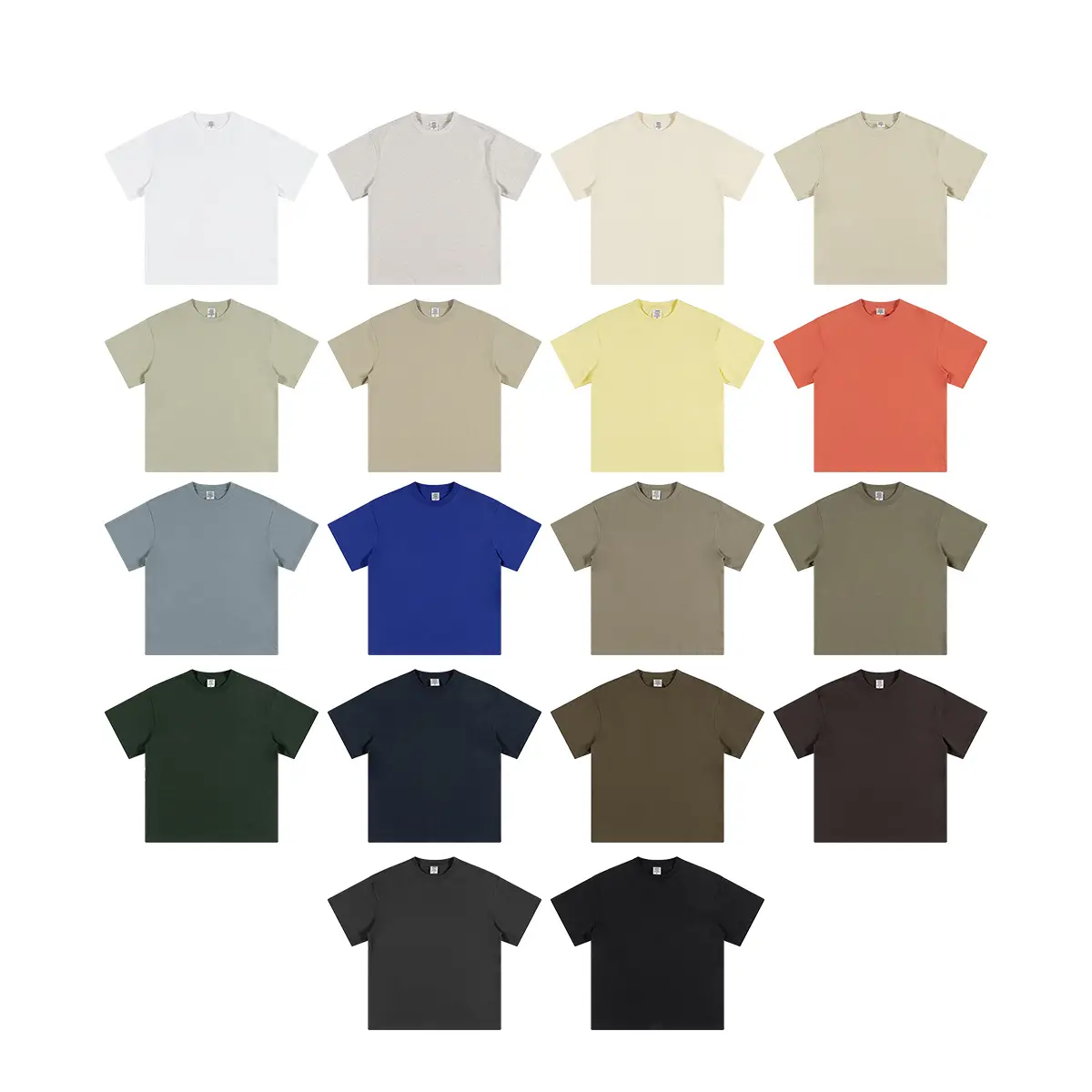 Ycan 2024 Mùa Hè Biểu Tượng Tùy Chỉnh Nặng T-Shirt Đường Phố 305G 100% Cotton Ngắn Tay Áo T Áo Sơ Mi Cho Nam Giới