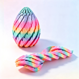 Jouet créatif de décompression transformable en forme d'œuf de dragon imprimé en 3D, avec écailles de dragon soyeuses et lisses, fabriqué au Guangdong, pour tous les âges - Product Image 1