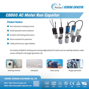 Hvac điều hòa không khí AC động cơ bắt đầu khô loại 50/60Hz SH cbb60 màng mỏng tụ - Product Image 3