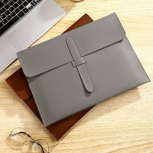 PU Leather <b>A4</b> Durable Modern <b>Folder</b> & Document Bag for Promotional Gifts Embossed Design Business & Exam Use - Product Image 2