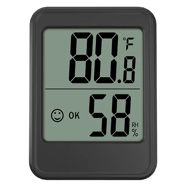 Mini Digital Temperature Gauge Temperature Humidity Tester Temperature Humidity Monitor Indoor Thermometer and Hygrometer
