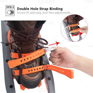 XATP Nouveauté <span class=keywords><strong>Raquettes</strong></span> à neige pour terrain montagneux et arctique, unisexe, pour l'hiver, avec cadre en plastique à fixation rapide et mousse EVA - Product Image 4