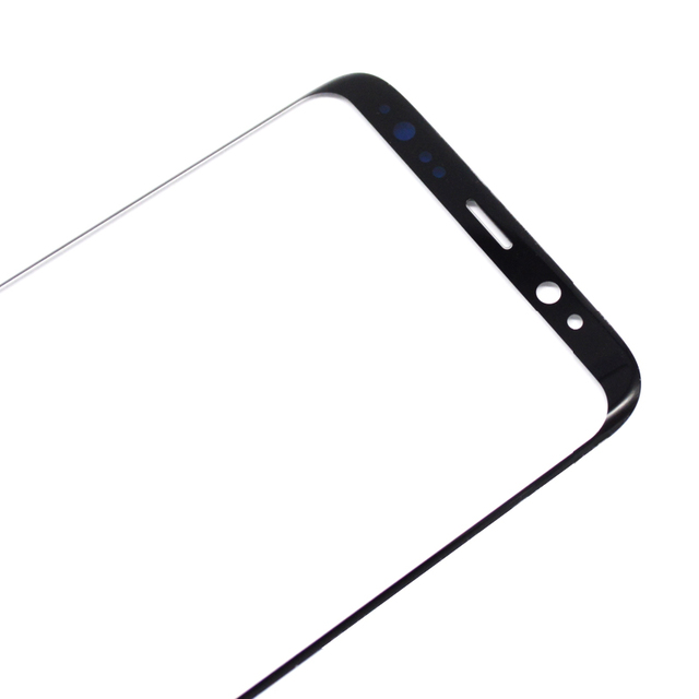 LCD Front Touch Screen Outer Glass Len With OCA Glue for Samsung S8 S8Plus