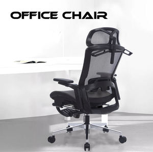 Yuhang เก้าอี้สำนักงานตาข่ายเต็มรูปแบบพร้อมพนักพิงศีรษะที่วางแขน3D เก้าอี้ตาข่ายรองรับสรีระศาสตร์หรูหรามีที่วางเท้า - Product Image 3