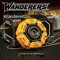 SW Wanderers Gyroscope de doigt et ouvre-ongles rotatif en métal, gadget anti-stress unisexe, pour les 2-14 ans et plus, pour la décompression créative et le divertissement